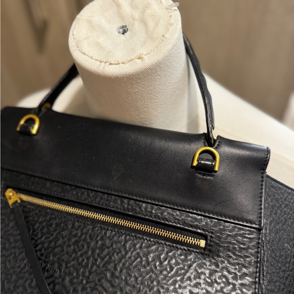 Celine black leather medium handbag - Picture 6 of 12
